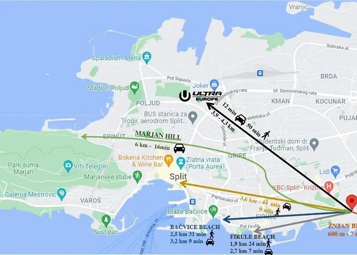 Apartman Relax Whit Big Terrace 170m2 Near The In Split